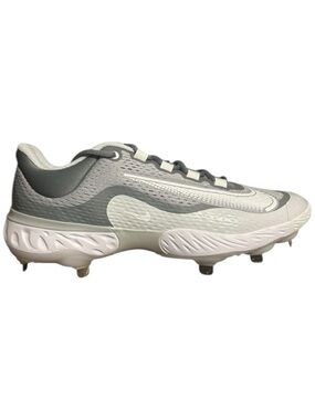 Nike Alpha Huarache Elite 4 Low Men’s Size 10.5 Gray Baseball Cleats DJ6521-012